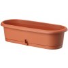 Nohel Garden Truhlík samozavlažovací LOTOS plastový terakota - 40x10x16cm Nohel Garden Truhlík samozavlažovací LOTOS plastový terakota - 40x10x16cm