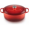 Le Creuset Kastról SIGNATURE 31 cm 6,3 l oválny CERISE liatina Le Creuset Kastról SIGNATURE 31 cm 6,3 l oválny CERISE liatina