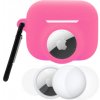 AppleKing 3v1 sada silikónového obalu a ochrannej fólie na prednú a zadnú stranu pre AirPods Pro 3 / AirTag 1 / 2 - svietiaca ružová - možnosť vrátiť tovar ZADARMO do 30tich dní AppleKing 3v1 sada silikónového obalu a ochrannej fólie na prednú a zadnú stranu pre AirPods Pro 3 / AirTag 1 / 2 - svietiaca ružová - možnosť vrátiť tovar ZADARMO do 30tich dní
