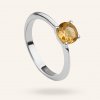 SilveAmo Strieborný prsteň s citrínom Sunrise K1C5005