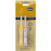 Zubné kefky CHICCO 6-36 m 2 ks Zubné kefky CHICCO 6-36 m 2 ks