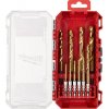Milwaukee 4932493865 Vrtáky HSS-G do kovu pr. 3 ÷ 10 mm Red Hex Shockwave TiN (Sada 10 ks) Milwaukee 4932493865 Vrtáky HSS-G do kovu pr. 3 ÷ 10 mm Red Hex Shockwave TiN (Sada 10 ks)