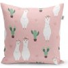 Sablio Vankúš Lama a kaktusy - 40x40 cm Sablio Vankúš Lama a kaktusy - 40x40 cm