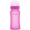 Everyday Baby sklenená fľaša s termosenzorom, 240 ml, růžová Everyday Baby sklenená fľaša s termosenzorom, 240 ml, růžová