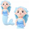 LeanToys Plyšová mořská panna s korálky, modrá, 32 cm, LEAN Toys LeanToys Plyšová mořská panna s korálky, modrá, 32 cm, LEAN Toys