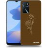 Picasee silikónový čierny obal pre OPPO A16 - Brown flowers Picasee silikónový čierny obal pre OPPO A16 - Brown flowers