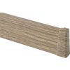 MDF Quadro 60 Lišta soklová DUB FIORDLAND 2,4 m