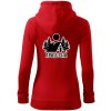 Apalucha chalupa - Mikina dámska trendy zipper s kapucňou - L ( Červená ) Apalucha chalupa - Mikina dámska trendy zipper s kapucňou - L ( Červená )