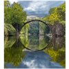 DIMEX | Vliesová fototapeta na stenu Krajina s oblúkovým mostom MS-3-0060 | 225 x 250 cm | zelená, modrá, šedá + Vliesová fototapeta na stenu DIMEX Krajina s oblúkovým mostom MS30060 v rozmere 225 x 2 DIMEX | Vliesová fototapeta na stenu Krajina s oblúkovým mostom MS-3-0060 | 225 x 250 cm | zelená, modrá, šedá + Vliesová fototapeta na stenu DIMEX Krajina s oblúkovým mostom MS30060 v rozmere 225 x 2
