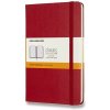 Moleskine Zápisník tvrdé dosky B6 linajkový červený