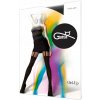 Vzorované pančuchové nohavice Gatta Girl Up 01 60 DEN čierne Nero, veľkosť 4 Vzorované pančuchové nohavice Gatta Girl Up 01 60 DEN čierne Nero, veľkosť 4
