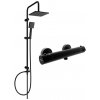 MEXEN/S - Tord sprchový stĺp vrátane sprchovej termostatickej batérie Kai, čierna 77100200-70 MEXEN/S - Tord sprchový stĺp vrátane sprchovej termostatickej batérie Kai, čierna 77100200-70