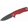 LionSteel ROK A RB RED vreckový nôž 8,3 cm, čierna, červená, hliník LionSteel ROK A RB RED vreckový nôž 8,3 cm, čierna, červená, hliník