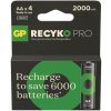 GP ReCyko Pro AA 2000mAh 4ks 1032224200 GP ReCyko Pro AA 2000mAh 4ks 1032224200