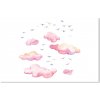 Sablio Prestieranie Ružové mraky 40x30cm