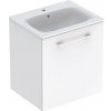 Geberit Selnova štvorcová skrinka + umývadlo Slim 60 cm, biela lesklá 501.252.00.1 Geberit Selnova štvorcová skrinka + umývadlo Slim 60 cm, biela lesklá 501.252.00.1