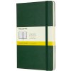 Moleskine Zápisník tvrdé dosky A5 štvorčekový tmavo zelený