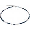 Náhrdelník Coeur de Lion Rhythm Jade Navy striebro 2043/10-0717 Náhrdelník Coeur de Lion Rhythm Jade Navy striebro 2043/10-0717