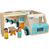 Adam Toys Drevený auto karavan s prívesom a príslušenstvom Adam Toys Drevený auto karavan s prívesom a príslušenstvom