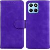 Peňaženkové kožené puzdro Pure Color na Honor X8 5G/X6 – Fialová Peňaženkové kožené puzdro Pure Color na Honor X8 5G/X6 – Fialová