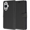 Techsuit Leather Folio puzdro pre Huawei nova 11 / nova 12s – čierne