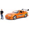 Jada Toys Rýchlo a zbesilo auto 1995 Toyota Supra + figúrka Brian O'Conner 1:24 Jada Toys Rýchlo a zbesilo auto 1995 Toyota Supra + figúrka Brian O'Conner 1:24