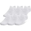 UNDER ARMOUR-UA Essential No Show 6 pack-WHT Biela