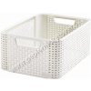 CURVER Košík, umělý ratan, 18 l, krémový