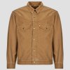 Levis Džínsové bundy WESTERN SHORTHORN TRK Hnedá Levis Džínsové bundy WESTERN SHORTHORN TRK Hnedá