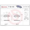 Sada brzdových platničiek kotúčovej brzdy BREMBO P 23 161 Sada brzdových platničiek kotúčovej brzdy BREMBO P 23 161