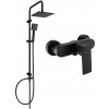 Mexen Tord sprchový set s dažďovou sprchou a sprchovou batériou Royo, čierna matná, 72240200-70 Mexen Tord sprchový set s dažďovou sprchou a sprchovou batériou Royo, čierna matná, 72240200-70