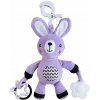 babyted Zajíček chrastítko plyš - 30 cm - závěs na postýlku / kočárek babyted Zajíček chrastítko plyš - 30 cm - závěs na postýlku / kočárek