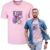 Pánske tričko BEYOND Tričko s potlačou RUŽOVÁ Bavlna 3XL Pako Jeans Pánske tričko BEYOND Tričko s potlačou RUŽOVÁ Bavlna 3XL Pako Jeans