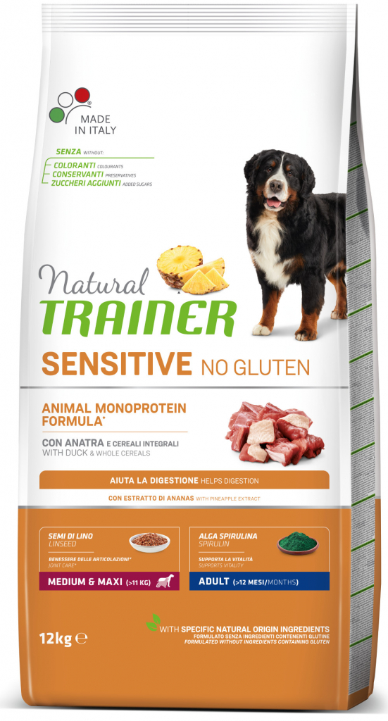 Trainer Natural Sensitive No glutén Puppy & Jun M / M kačica 12 kg