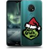 Picasee silikónový prehľadný obal pre Nokia 7.2 - Grinch 2 Picasee silikónový prehľadný obal pre Nokia 7.2 - Grinch 2