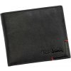 Čierna pánska kožená peňaženka Pierre Cardin s RFID ochranou, 11 × 9 cm Čierna pánska kožená peňaženka Pierre Cardin s RFID ochranou, 11 × 9 cm
