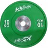 Kubisport CWPRO10 Náhradný Celogumový kotúč s oceľovým stredom 10 kg 50 mm