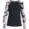 Dámske surferské tričko Roxy, ACTIVE LS LYCRA PRINTED 2 čierna,mix XS Dámske surferské tričko Roxy, ACTIVE LS LYCRA PRINTED 2 čierna,mix XS