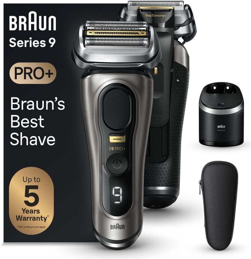 Braun Series 9 Pro+ 9565cc Wet&Dry tmavě šedý