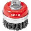 YATO Drôtená kefa čelná M14 x 75 mm INOX YATO Drôtená kefa čelná M14 x 75 mm INOX