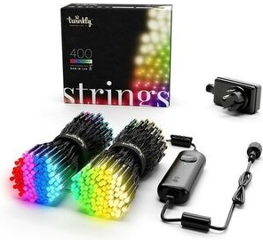 Twinkly Strings 400 ks 32 m múdre žiarovky na stromček RGBW Wi-Fi Bluetooth TWS400SPP-BEU