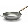 Wok MINERAL B BOIS 32 cm, strieborná, oceľ, de Buyer Wok MINERAL B BOIS 32 cm, strieborná, oceľ, de Buyer
