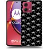 Picasee silikónový čierny obal pre Motorola Moto G84 5G - Separ - White On Black Picasee silikónový čierny obal pre Motorola Moto G84 5G - Separ - White On Black