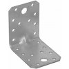 Uholník s prelisom 140x140x65/2,5mm zinok Uholník s prelisom 140x140x65/2,5mm zinok