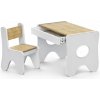 Súprava stolíka a stoličky pre deti so zásuvkou, moderný štýl Súprava stolíka a stoličky pre deti so zásuvkou, moderný štýl