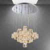 Krištáľ luster do obývačky LED LUXERA 62402 POLAR Krištáľ luster do obývačky LED LUXERA 62402 POLAR
