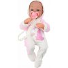 LeanToys Panenka s dudlíkem, jednorožčí body, růžová deka, doplňky 35 cm LeanToys Panenka s dudlíkem, jednorožčí body, růžová deka, doplňky 35 cm