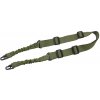 Popruh na zbraň dvojbodový 8FIELDS Tactical Two-Point Sling Bungee - olivový Popruh na zbraň dvojbodový 8FIELDS Tactical Two-Point Sling Bungee - olivový