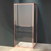 Firenze Sprchový kút Rose Gold 6mm 90cm Firenze Sprchový kút Rose Gold 6mm 90cm