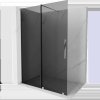 Mexen Velar posuvná sprchová stena Walk-in 150 x 200 cm, grafit 8 mm, chróm - 871-150-000-43-01 Mexen Velar posuvná sprchová stena Walk-in 150 x 200 cm, grafit 8 mm, chróm - 871-150-000-43-01